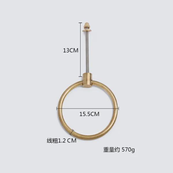 쏭쏭살롱 중국식 엔틱 문고리 당기는 대문 문벌금 순동 실심 심리스 구식의 클래식 구리 부품