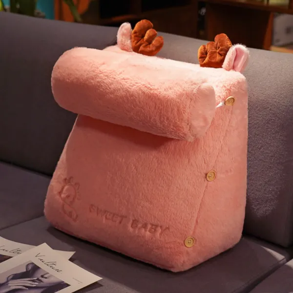 과일모양 삼각 등받이 쿠션, G + 45 × 42 × 25 cmcm