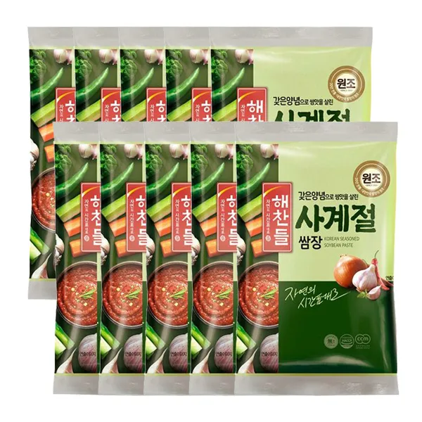 Cj제일제당 해찬들 사계절 쌈장 300gx10개 단품