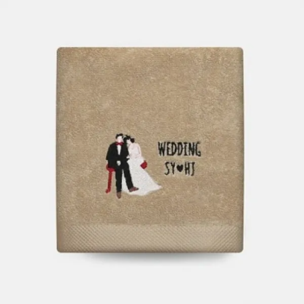 ksw63030 답례품수건 낭만 로맨틱웨딩 호텔타올 150g 250개 인쇄무료, 1, 인쇄없음(무지수건)