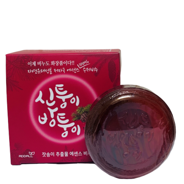 신퉁이방퉁이 천연 에센스 수제 비누 100g, 1개
