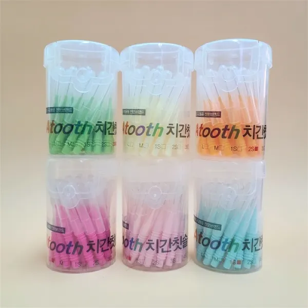 아투스 치간칫솔 굵은 얇은 치아 상태별 사이즈 치과 교정용 휴대용, 3S 0.7mm 1set(30p)