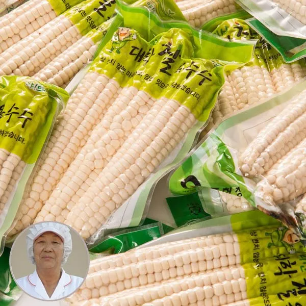  찰지고맛난 가을 생물괴산대학찰옥수수 30개 찐냉동 최상품 특괴산대학찰옥수수_아이스박스