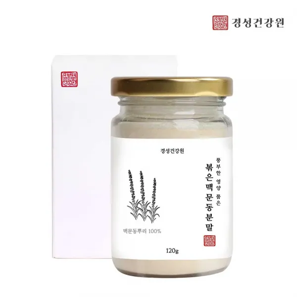 볶은 맥문동 분말 가루 100% 뿌리 차 맥문동효능 사포닌 호흡기 기관지에좋은 마른기침 칼칼한목 피로회복 피부보습, 3개, 120g