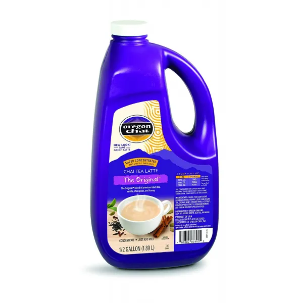 Oregon Chai Original Chai tea latte(차이티 라떼) Concentrate 64온스 Jugs (팩 개수 :, 선택, 상세설명참조