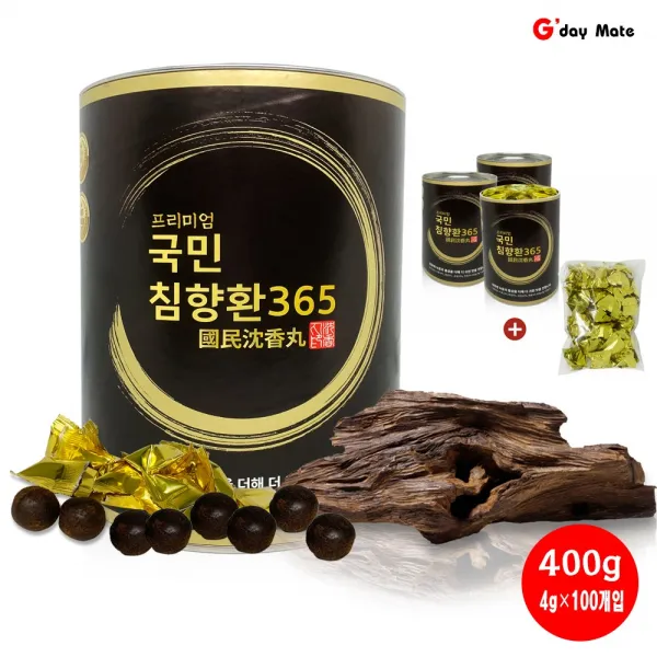 왕이사랑한영약 국민침향환365 침향20% [ 4g*100환 400g ] 65환 추가무료, [선택1] 프리미엄 침향환 100환