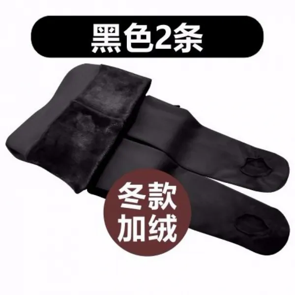 봄 여름 게으름 방제 후크 실 임의 스크랩 속바지 여 겉 팬티스타킹 맨다리 신기 발바닥 오픈 겨울 타입 융추가 300g 블랙 2조