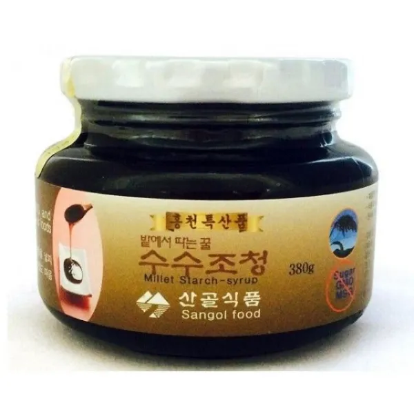 [ 토종물엿 토종엿기름 ] 밭에서 따는꿀 산골수수전통조청 380g(W06EFAA), 오버레이 1