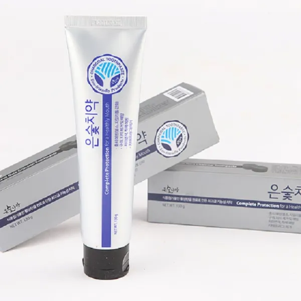 48 쁘띠엘스토리 / 은숯 청량 상쾌감 활성탄함유 숯치약 130g 은숯칫솔 숯칫솔 활성탄치약 치약, 단일 수량