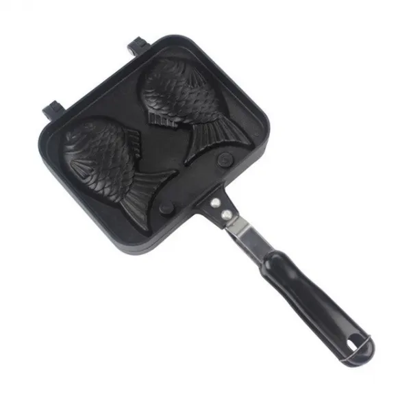 와플메이커 제조기2 금형 Taiyaki 물고기 모양의 와플 팬 메이커 비 스틱 Buscuit 케이크 베이킹 Bakeware, 02 B_02 러시아