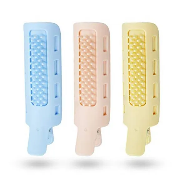 sp 해외 12월 푹신한 헤어 클립 볼륨 헤어 루트 클립 DIY Curler 스 +헤어롤, saleoop 3pcs (란돈 색상)