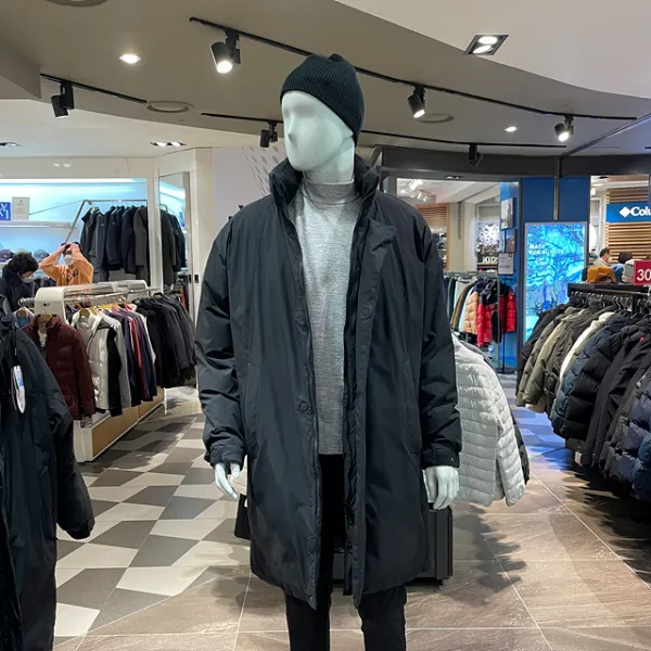 밀레 F/W 남성 공기처럼 가벼우면서 보온력이 상당히 뛰어난 오버핏 거위털 구스 다운 패딩 자켓