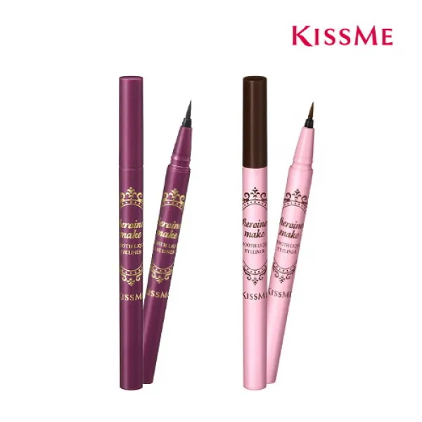키스미 히로인 메이크 스무스 리퀴드 아이라이너 0.4 ml, 브라운, 1개