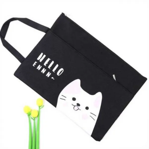 트레디스 예방접종증 외래진찰 돌림병 접종함 증서 병례 주머니 카드 임부 임신함, 블랙 A4 빅