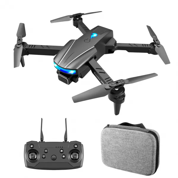 GoolRC YLRC S85 4K 세 방향의 장애물을 피하다 (정면 & 좌측 & 우측) 접다 RC 드론, 듀얼 카메라+배터리 3개