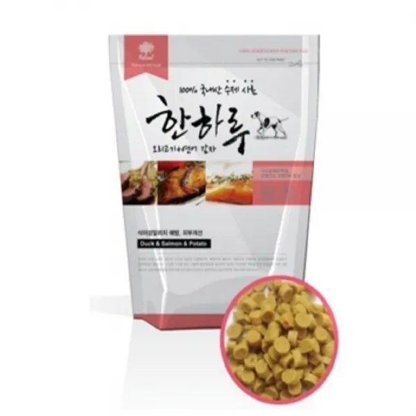 한하루 수제사료 (오리연어감자)1kg - 국산영양사료, 본상품, 상품상세참조