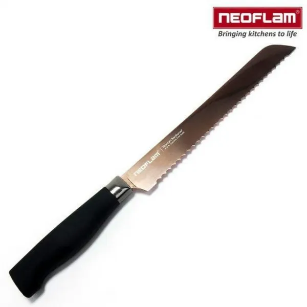 [GRM] 간편 네오플램 칼 티타늄코팅 로즈골드 20cm 빵칼(브레드), GRM 리빙용품