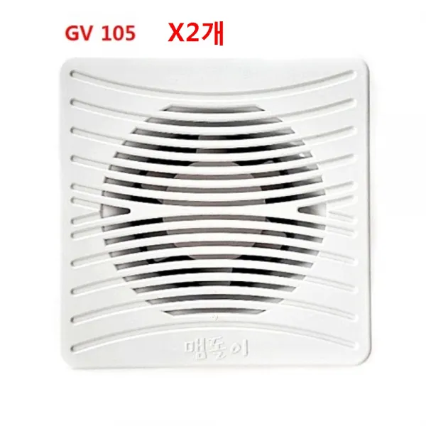 화장실 욕실 저소음 환풍기 냄새 습기 제거 저소비전력 내습형 안전성 전선형 GV 105 X 2개, 단일상품