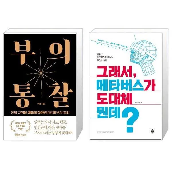 부의 통찰 + 그래서 메타버스가 도대체 뭔데 (마스크제공)