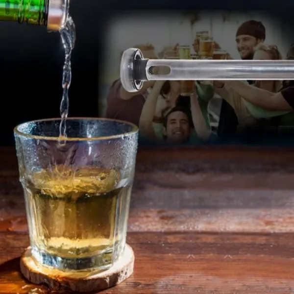 [해외] 2 PCS 스테인레스 스틸 맥주 냉각기 스틱 맥주 쿨러 위스키 와인 쿨러 냉각 막 바 스 스틱 BARWARE 주방 도구, 상세내용표시