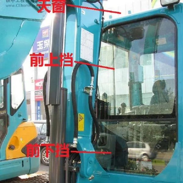 앞뒤 바람막이 유리 굴삭기 오래 되다 밭을 보존하다 KX1613S 와호산 후크기계 막다 썬루프 차문 4727563065, 전하 막다