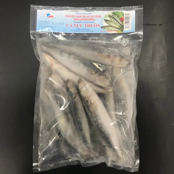 엔에이치푸드 냉동가라지 전갱이 갈룽공 Frozen Round Scad Fish 베트남 720g 1개