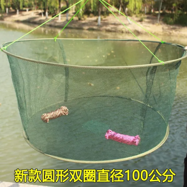 한스커피 본오점 접이식거치대 들어 올리다 옮기다 대형 달그물그물 구식의 건지다 새우살림망 주머니 밀망 받침대 연을 나르다, 원형 겹 권 100 센치 직경  부품