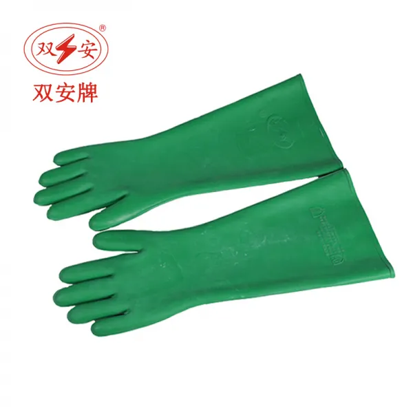 솽안성 산염기성 장갑 화학방부식 로동보호 고무장갑 증가형 45cm