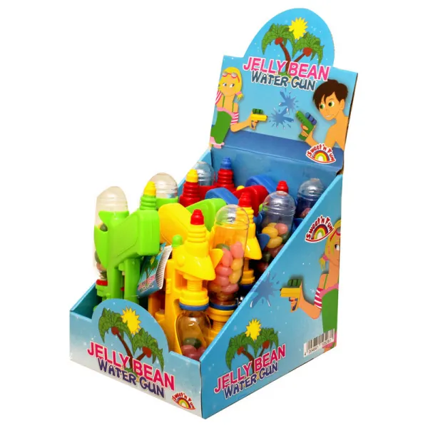 과자 젤리 초콜릿 간식 캔디Jelly Bean Water Gun Wasserpistole mit Jelly Beans 12 St?ck, 단일옵션, 단일상품