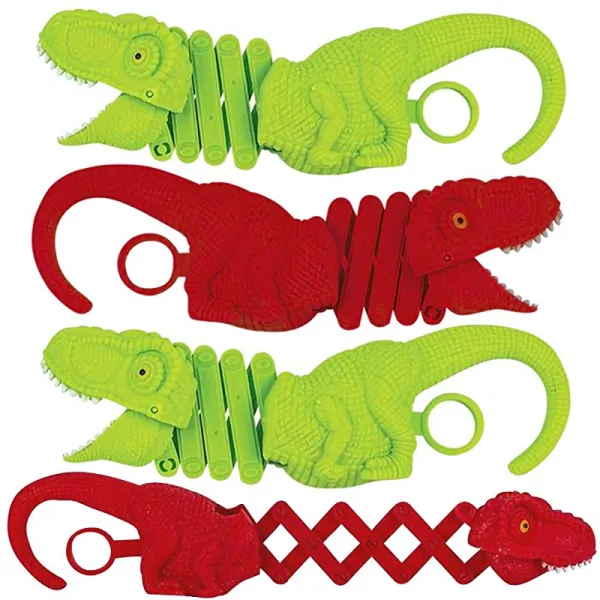 어린이용 공룡 도공 장난감 4대 공룡 창조물 리처 세트 플라스틱 도공 생일 파티 즐겨찾기 보물 상자상 소설 개그 선물 레드 앰프 그린 상세페이지 참조