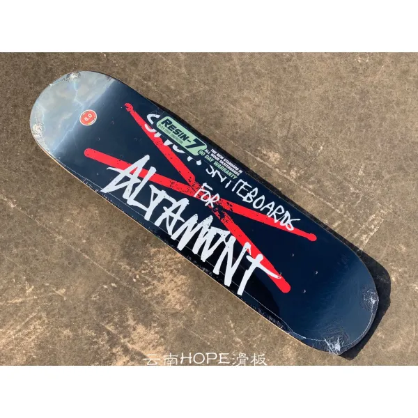 롱보드 SHOX더블날개 스케이트보드 전문 보드판 DSM공장 제작 &Almost동질성, T06-블랙레드 Altamont8..0
