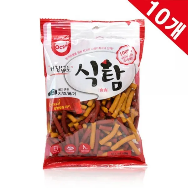 칼슘빵빵 미니간식 식탐 치즈버거 x10 애견간식 칭찬, 1개