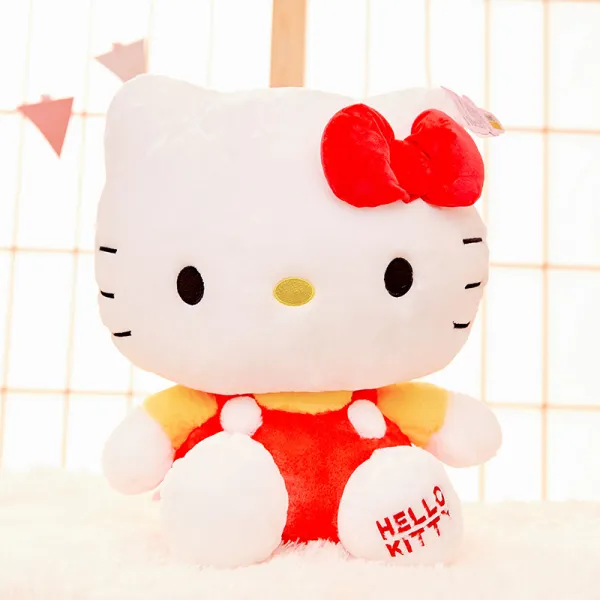 봉제완구 정판 HELLOKITTY 공공의 어린 인형 큐트 헬로우 고양이 KT캣 2397140169, HelloKitty- 레드 클래식 타, 정판 수여 권 고약을 맺다 45 센치