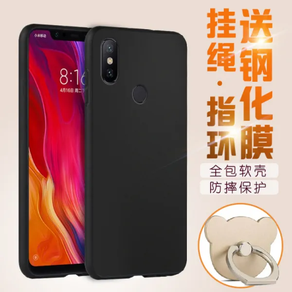 헬쏭 핸드폰케이스 M1805E2A 실리콘 커플 똘마니 풀팩토리 쉬이 더러워지지 않는다 MI8ES 소녀 타입 ES트렌드 남성