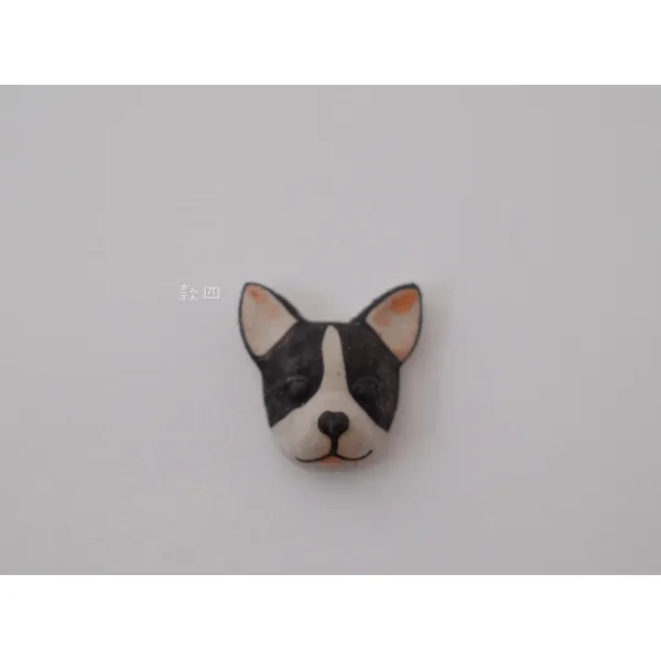 굿씽줄리 있다 야스토어 귀여운 동물학을 전공했다 열 도자기 강아지 스티커 블랙 엘로 셰나르 파투 큐트 의 법투