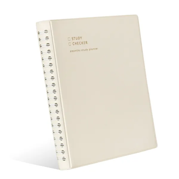 인디고 혼자공부 스터디체커 (6개월용) 스터디플래너, [F4 03-004108] 크림