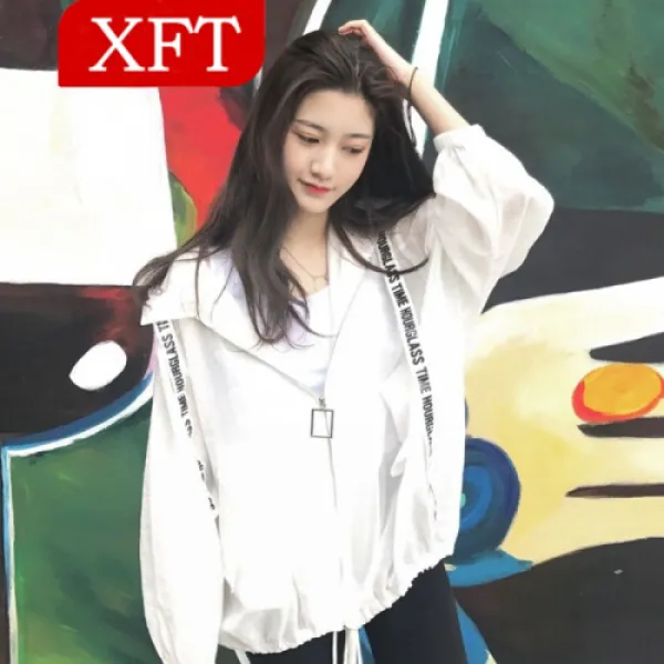 겉치레 여자 춘추2019 봄 신상한판 와이드 송비학생 얇은 콤비 인스입구복조 화이트 3XL 145중기 160근(563)