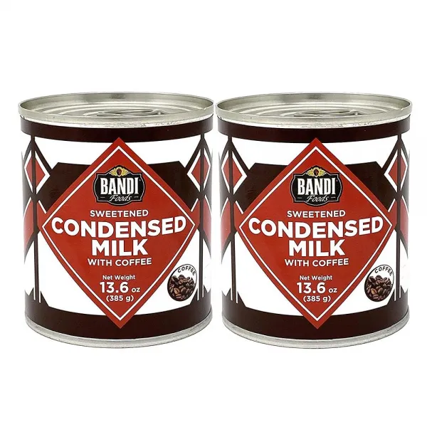 Bandi Condensed Milk Sweetened 반디 가당 연유 콘덴스드 밀크 커피 385g 2개