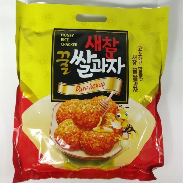 [문과자마을] 문과자마을 새참 꿀쌀과자 38봉입 250g 쌀과자 쌀스낵, 38개입