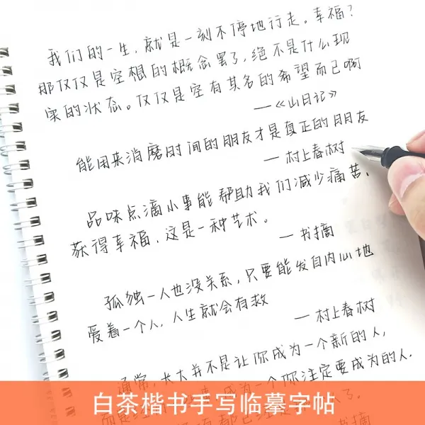 초보자 행려 입문 수필체 임모 연자첩 고교 대학생 행서 속성 연자, 백차 체증정 220심22100장페이퍼