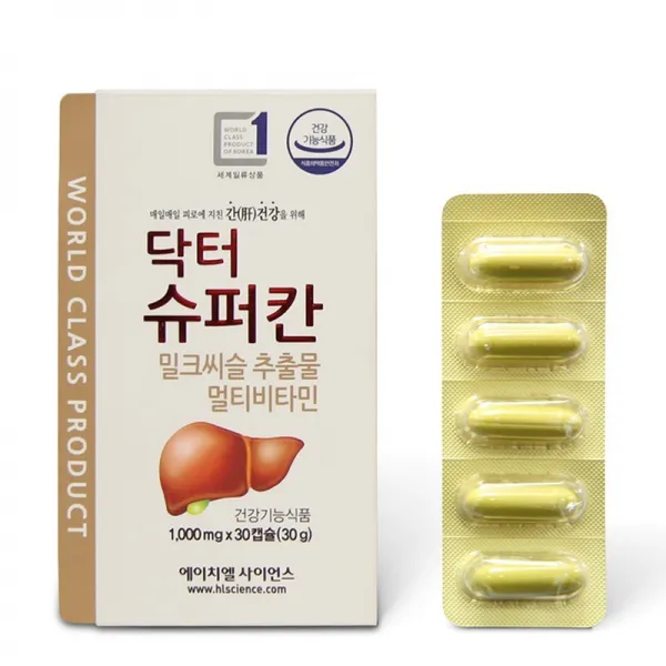 닥터 슈퍼칸 1000mg x 30캡슐 x 2 박스, 단일상품