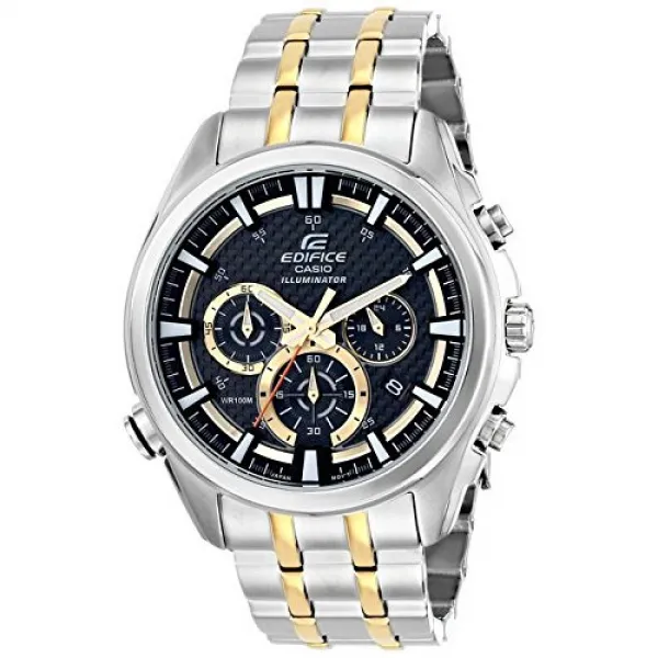 CASIO 카시오 EDIFICE EFR537SG-1AV【역수입품】+NONOKURO오리지날 크로스부