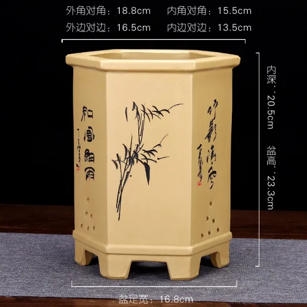 난초 전용 사기 사발 도 클래식 사방 거실 명품 꽃 단니 관모 육방