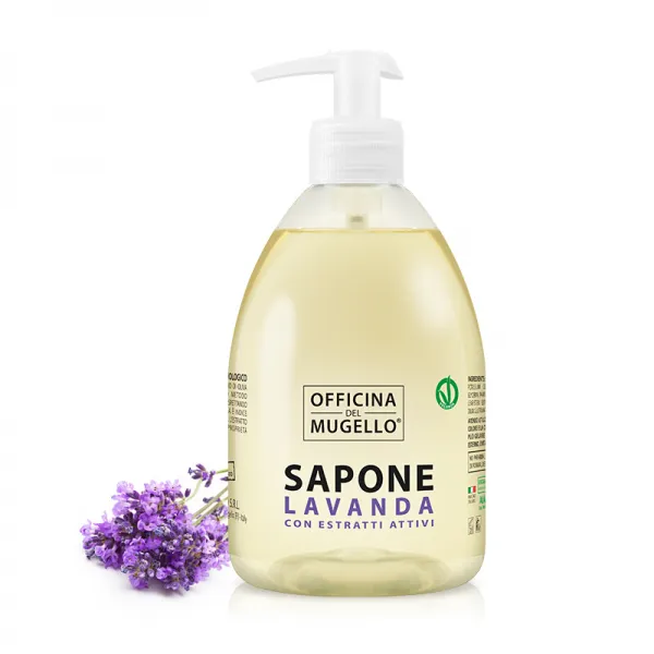 OFFICINA DEL MUGELLO 무겔로 라벤더 액체 비누 이탈리아 수입 저포식정 손 세제500ml, 상세페이지 참조