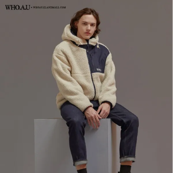 [후아유][공용]테디 덤블 후드집업 WHJJ94T17U