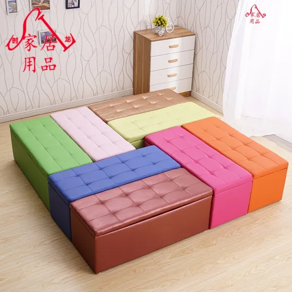 수납의자 보관용의자 소파걸상에 앉을수 있으며 가정용으로는 간단한 수납함 150cmx40cmx40cm로 기타 색상을 주문할수 있다 단일상품