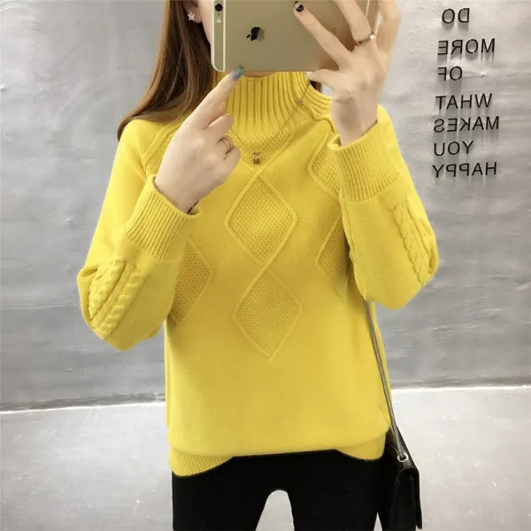 ZoneSHOP 여성 반폴라 티셔츠 빅사이즈X10