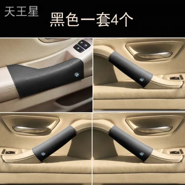 BMW 5 는 차문 내 손잡이 520 523 525 문 내 에 손 잡 이 를 528 5305 5318 안 으로 장갑 을 검은색 5 매 고 원형 표 반 포 4 개 를 보관한다., 상세페이지 참조