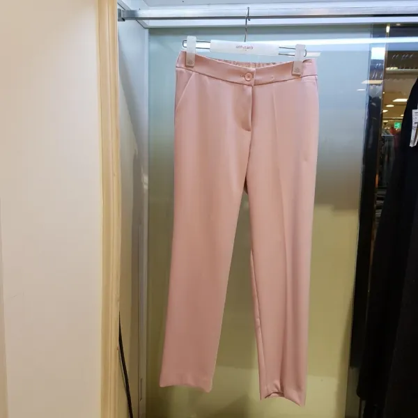 에이렌 울산점 기본핏 핑크 정장바지 (앞단추 뒤허리밴드) NI2SL003 PK F 뉴코아울산달동점