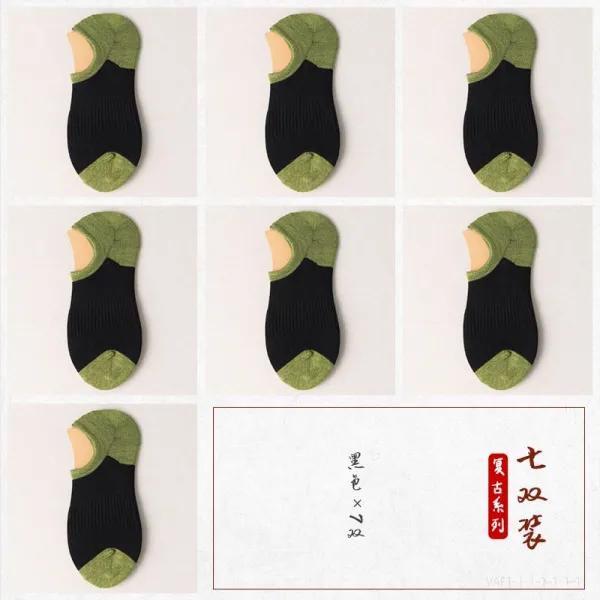 정통상점 남극인 발목양말 남자 클양말 얇은 타입 방취 배기 순면 코튼 땀 흡수 풀패딩